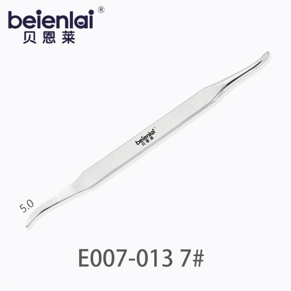 Benlai Periosteal Elevator E007-013 BBS 7#, Curved Tip 5, 3*10 Flat Handle
